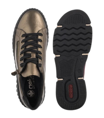 Rieker Brązowe N2501-90 Bronze (RI278-b) shoes