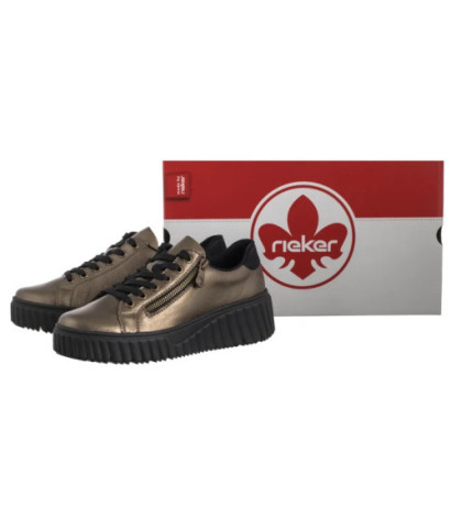 Rieker Brązowe N2501-90 Bronze (RI278-b) shoes