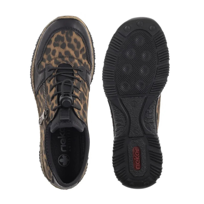Rieker Czarne/Brązowe N32G0-90 Multi (RI281-a) shoes