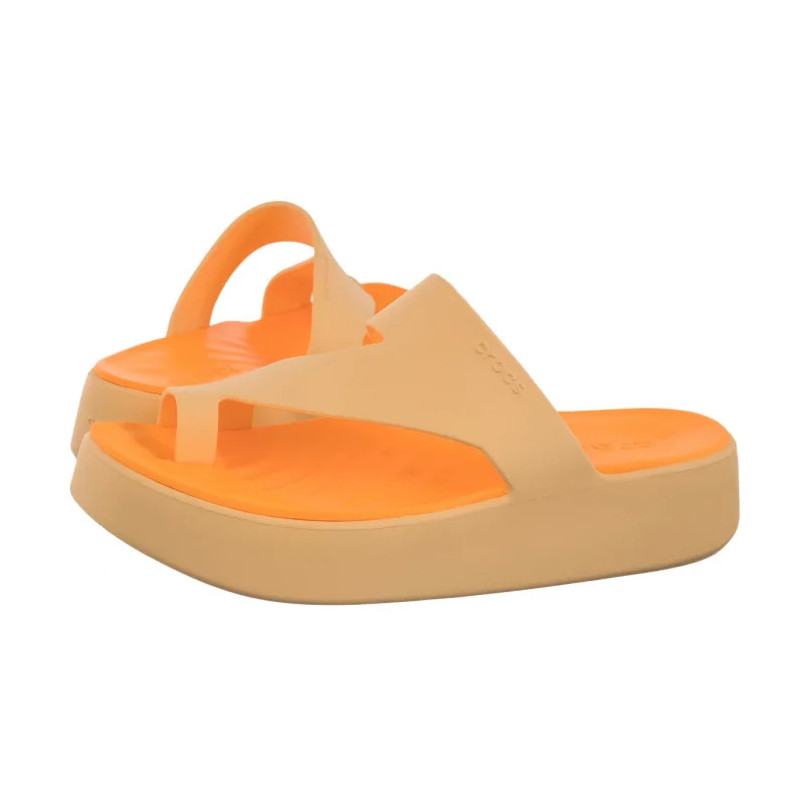 Crocs Getaway Platform Toe Loop Golden Hour 210834-78Z (CR375-c) flip flops