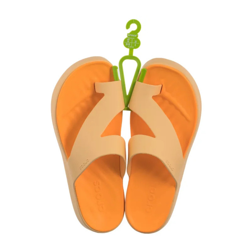 Crocs Getaway Platform Toe Loop Golden Hour 210834-78Z (CR375-c) flip flops