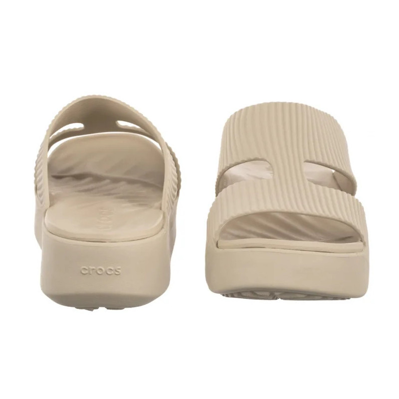 Crocs Getaway Groove Platform Hstrap Sandstone 210701-0LH (CR386-a) shoes