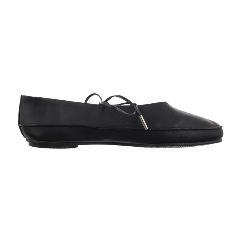 Calvin Klein Ballerina Mary Jane Strap Lth Ck Black HW0HW02656 BEH (CK678-a) ballerinas