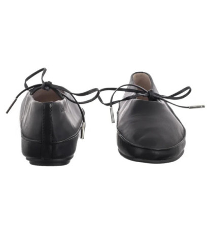 Calvin Klein Ballerina Mary Jane Strap Lth Ck Black HW0HW02656 BEH (CK678-a) ballerinas
