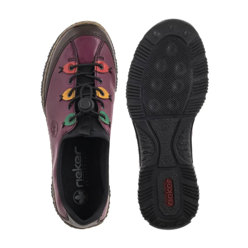 Rieker Fioletowe N3271-30 Pink (RI185-c) shoes