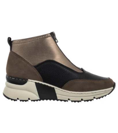 Rieker Brązowe N6352-25 Brown (RI283-a) shoes