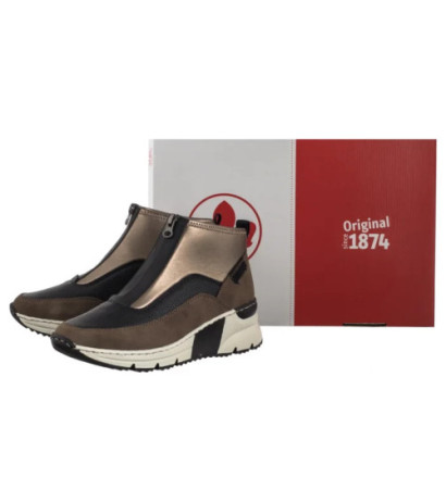 Rieker Brązowe N6352-25 Brown (RI283-a) shoes