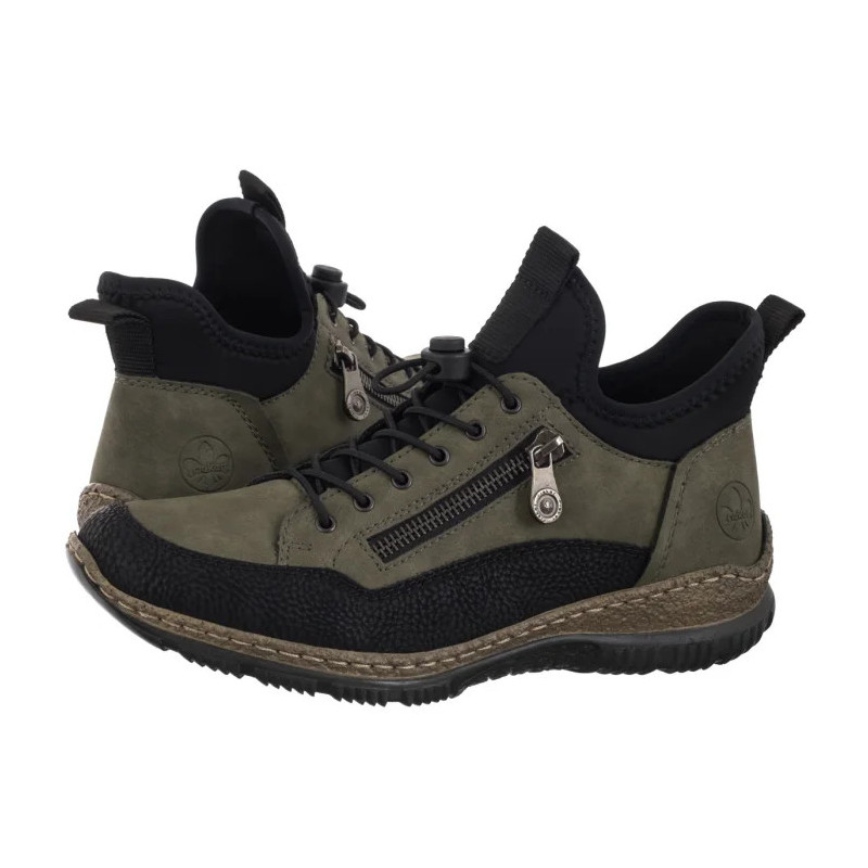 Rieker Zielone N32G3-54 Green Combination (RI284-a) shoes