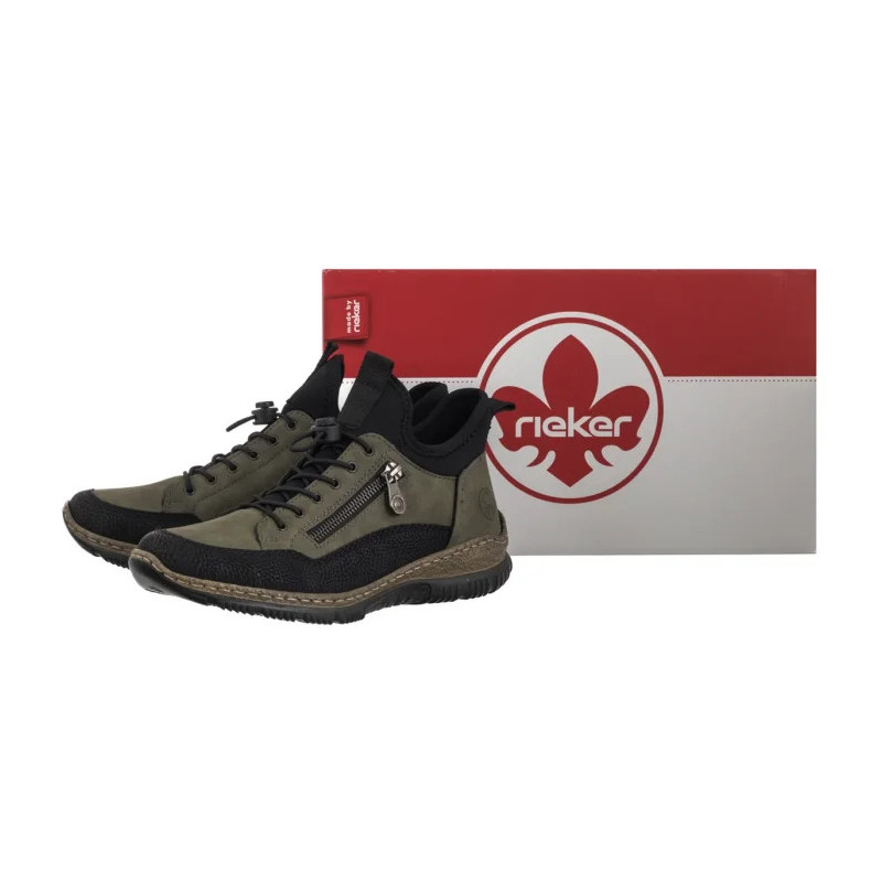 Rieker Zielone N32G3-54 Green Combination (RI284-a) shoes