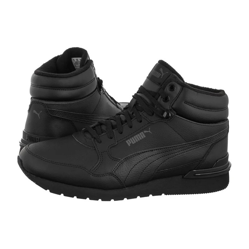 Puma ST Runner v4 Mid Black - Gray 402893-01 (PU627-a) shoes