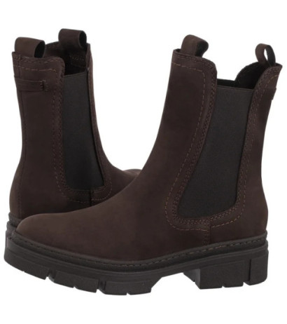 Tamaris Brązowe 1-25901-41 3B2 Mocca Nubuc (TM499-b) shoes