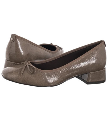 Tamaris Beżowe Lakierowane 1-22301-43 341 Taupe (TM554-a) shoes