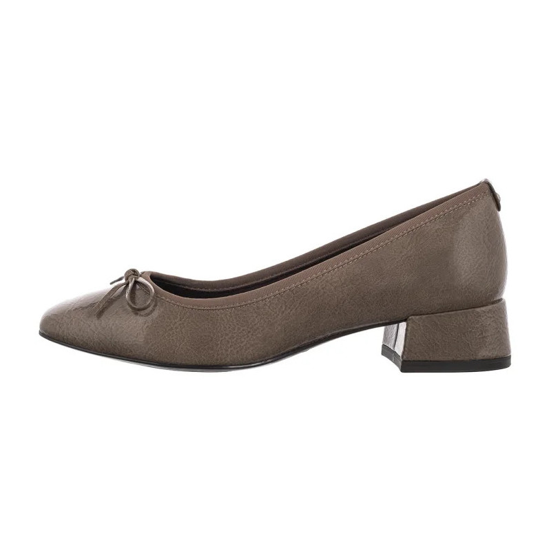 Tamaris Beżowe Lakierowane 1-22301-43 341 Taupe (TM554-a) shoes
