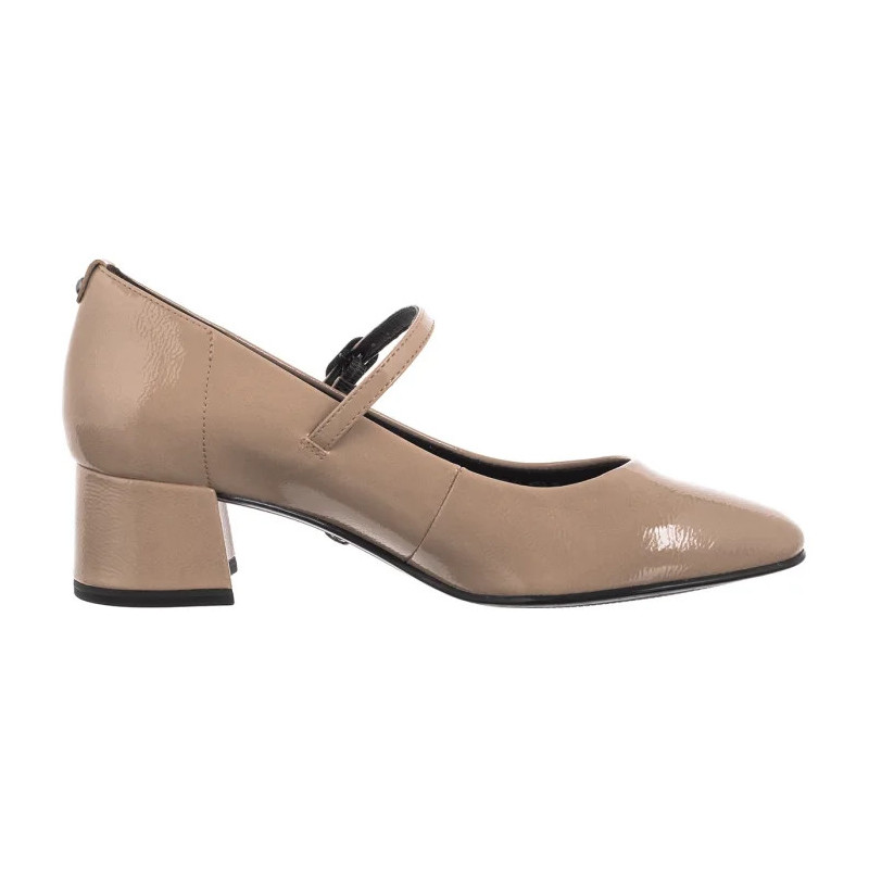 Tamaris Beżowe Lakierowane 1-22312-43 341 Taupe (TM555-a) shoes