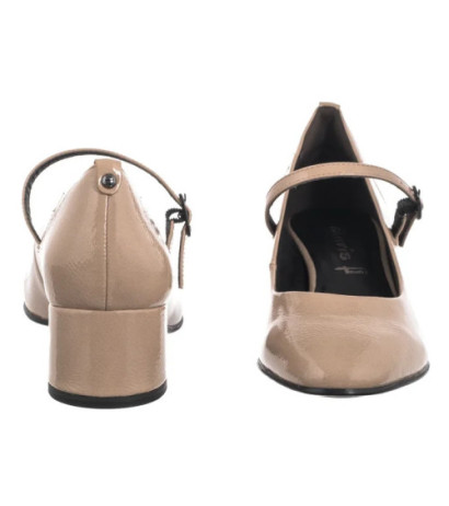 Tamaris Beżowe Lakierowane 1-22312-43 341 Taupe (TM555-a) shoes