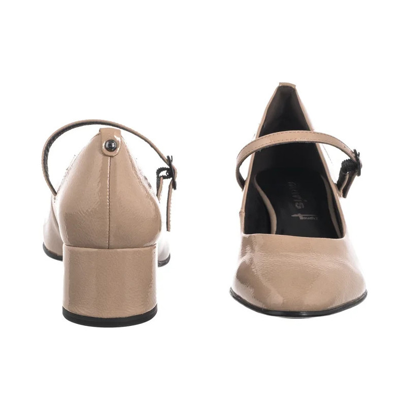 Tamaris Beżowe Lakierowane 1-22312-43 341 Taupe (TM555-a) shoes