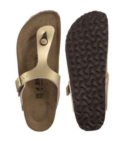 Birkenstock Gizeh BS Gold 1016109 (BK307-c) flip flops