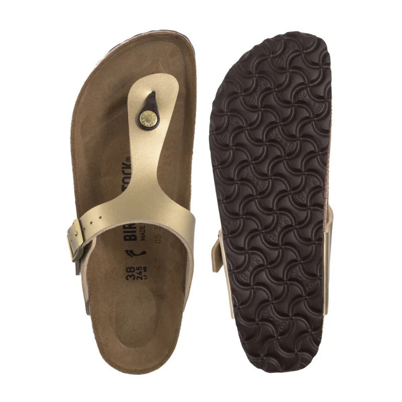 Birkenstock Gizeh BS Gold 1016109 (BK307-c) flip flops
