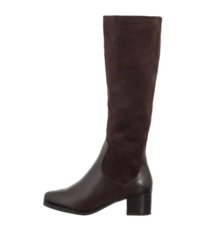 Caprice Brązowe 9-25531-45 329 Dk Brown Comb (CP445-b) shoes