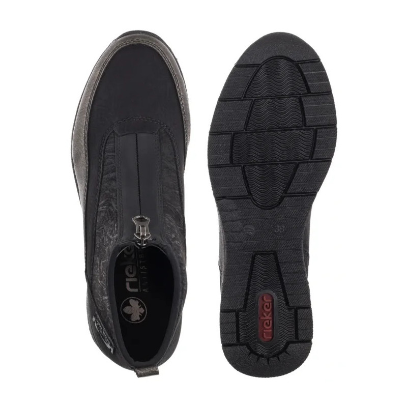 Rieker Czarne N9362-01 Black Combination (RI286-a) Boots