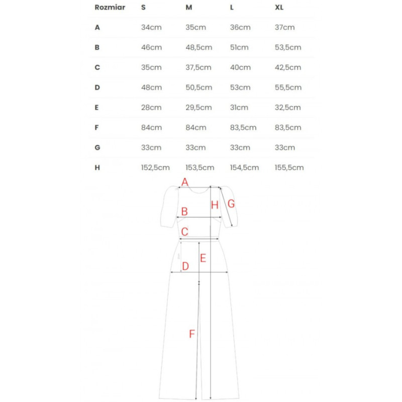 M857 Kombinezon z wycięciem na plecach - model 1