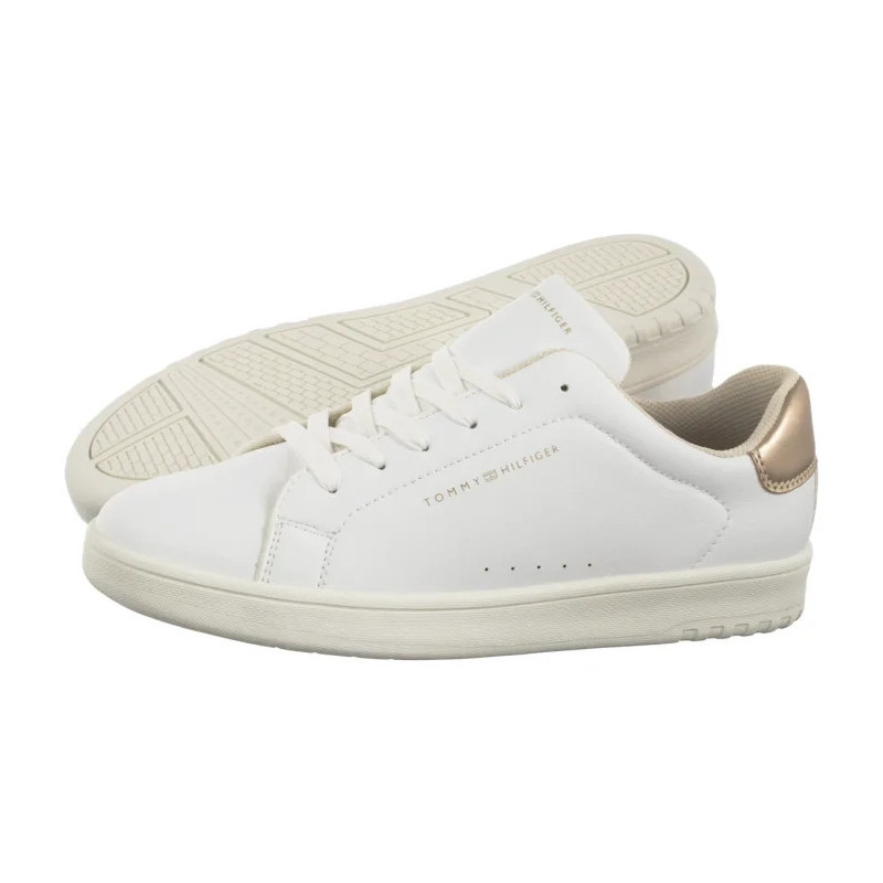 Tommy Hilfiger Low Cut Lace-Up Sneaker T3A9-33976-1355 X048 White/Platinum (TH1373-a) sports Shoes