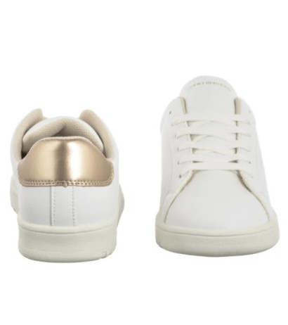 Tommy Hilfiger Low Cut Lace-Up Sneaker T3A9-33976-1355 X048 White/Platinum (TH1373-a) sports Shoes
