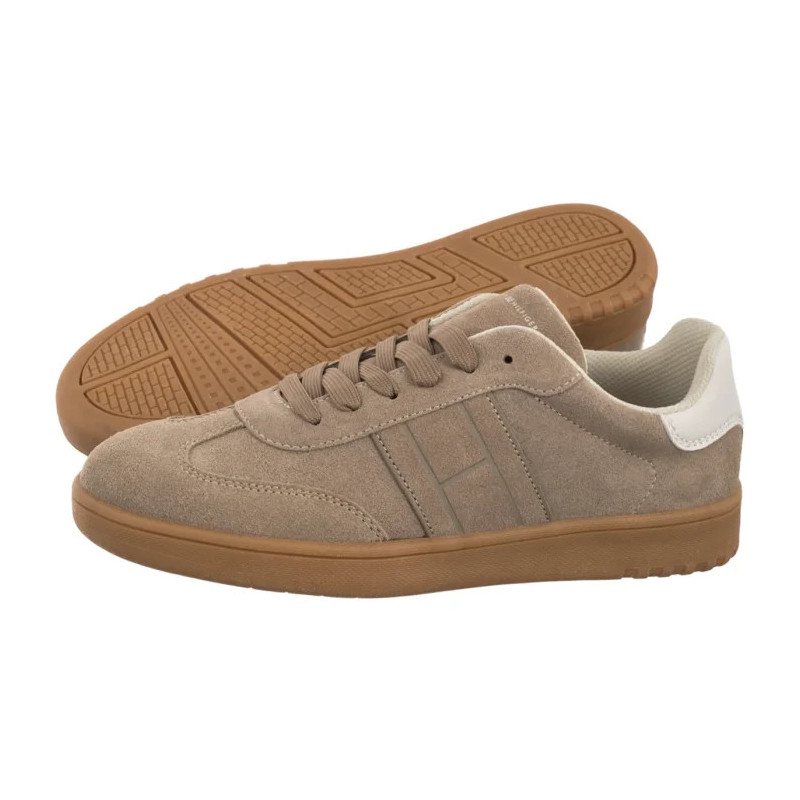 Tommy Hilfiger Low Cut Lace-Up Sneaker T3X9-34082-1840 A360 Beige/Off White (TH1375-a) sports Shoes