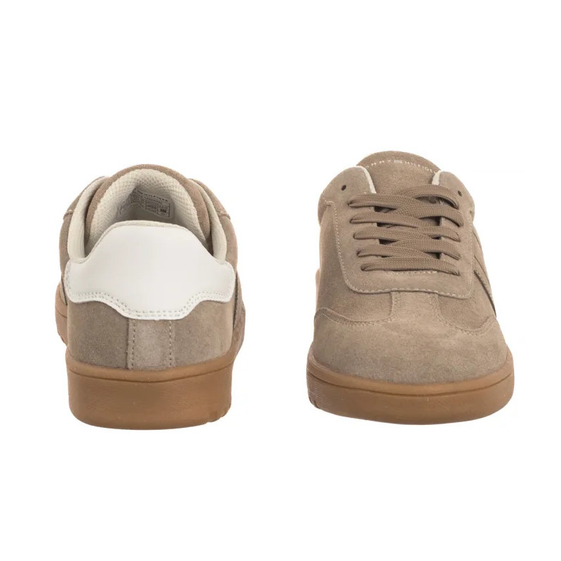 Tommy Hilfiger Low Cut Lace-Up Sneaker T3X9-34082-1840 A360 Beige/Off White (TH1375-a) sports Shoes