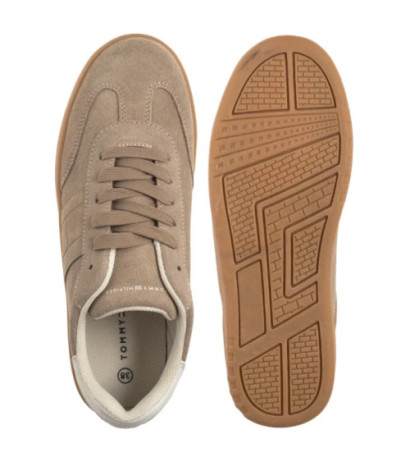 Tommy Hilfiger Low Cut Lace-Up Sneaker T3X9-34082-1840 A360 Beige/Off White (TH1375-a) sports Shoes