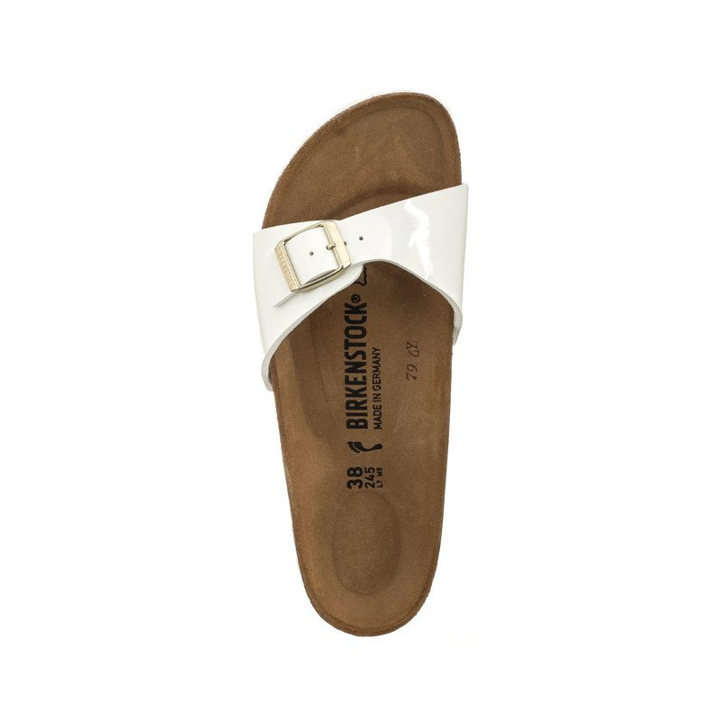 Birkenstock Madrid BS Patent White 1005310 (BK6-h) Women's Shoes/Flip Flops