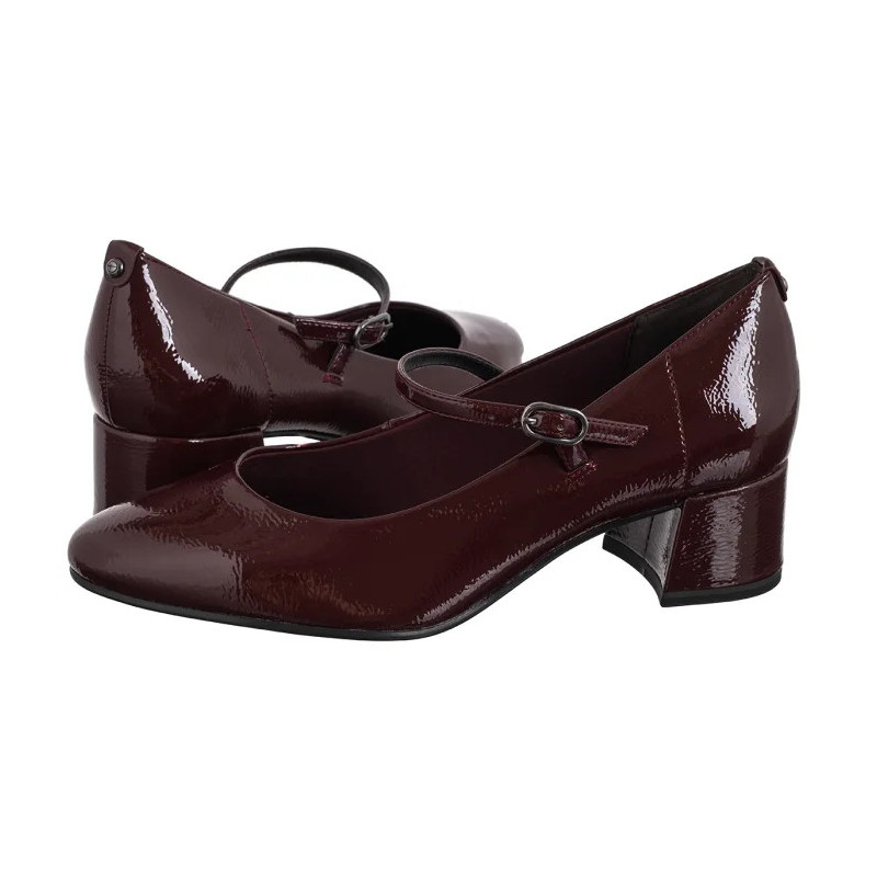 Tamaris Beżowe Lakierowane 1-22312-43 341 Taupe (TM555-b) shoes