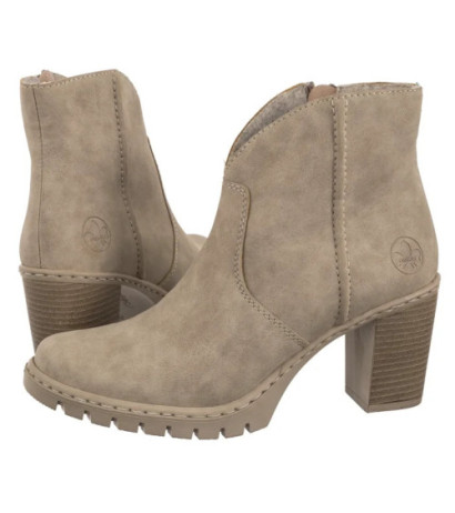 Rieker Beżowe Y2553-60 Beige (RI289-a) shoes
