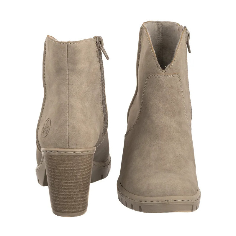 Rieker Beżowe Y2553-60 Beige (RI289-a) shoes