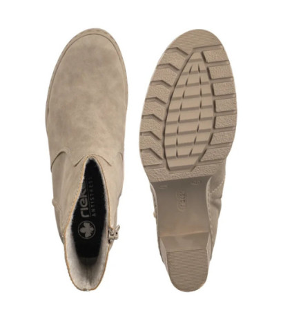 Rieker Beżowe Y2553-60 Beige (RI289-a) shoes