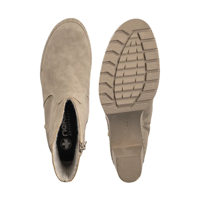 Rieker Beżowe Y2553-60 Beige (RI289-a) shoes