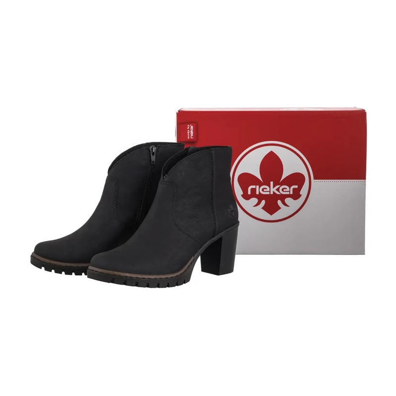 Rieker Czarne Y2553-00 Black (RI289-b) shoes