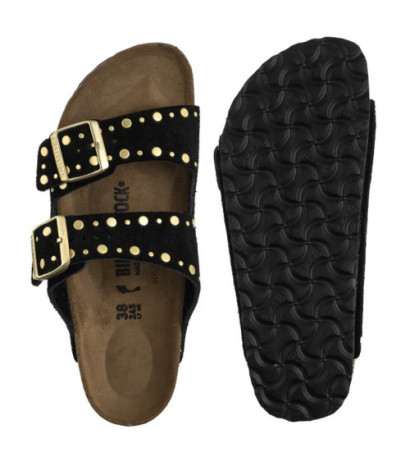 Birkenstock Arizona Rivet Border Black 1030348 (BK330-a) Women's Shoes/Flip Flops