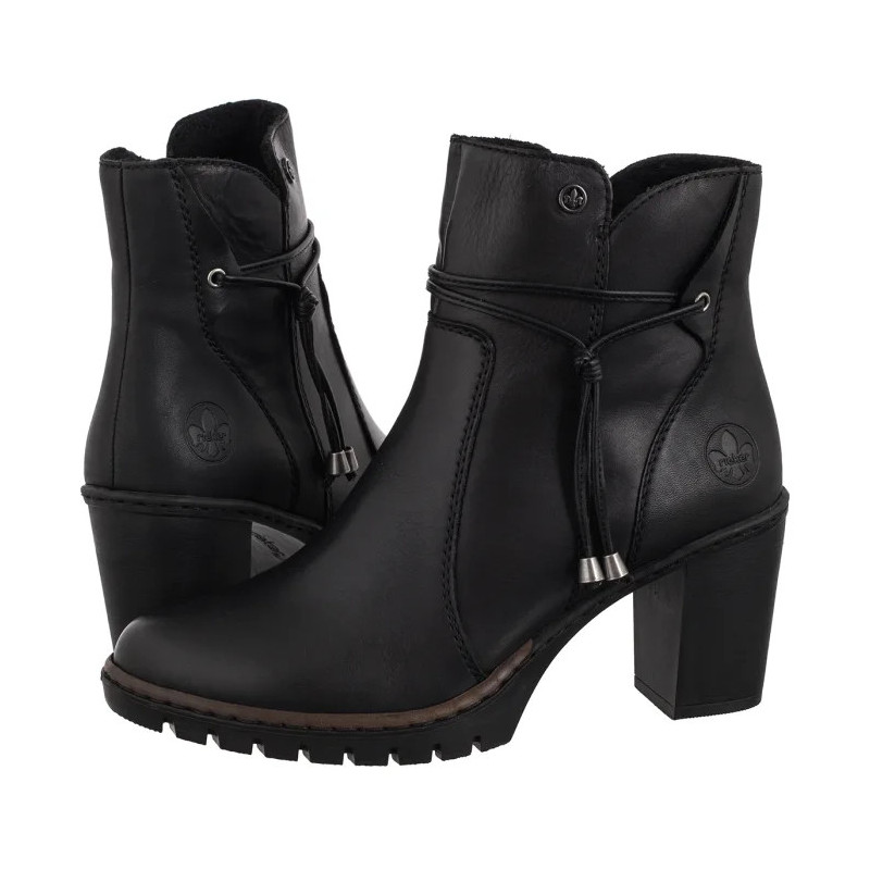 Rieker Czarne Y2567-00 Black (RI291-a) shoes