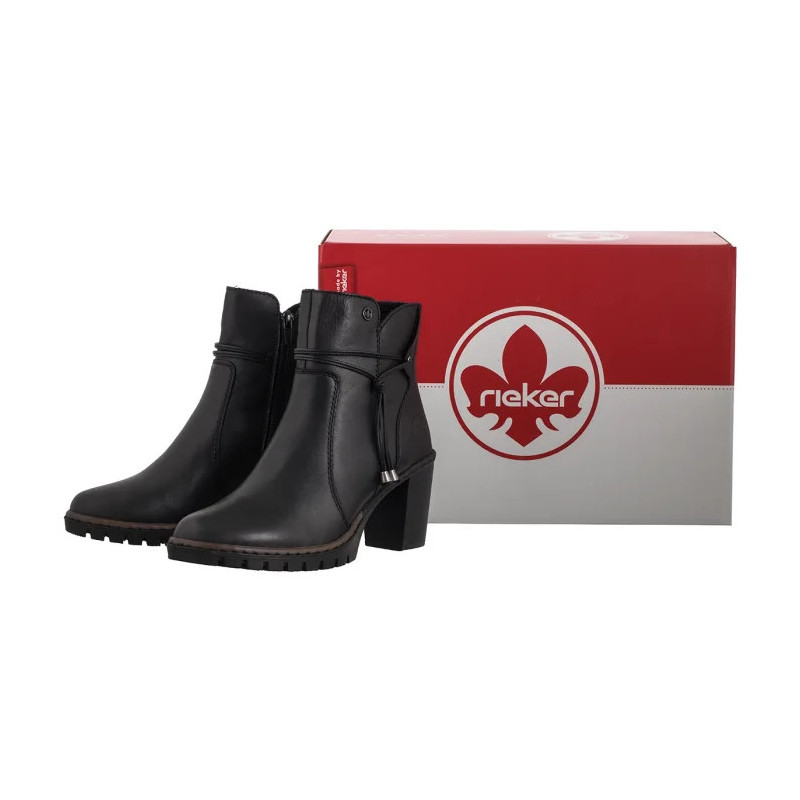 Rieker Czarne Y2567-00 Black (RI291-a) shoes