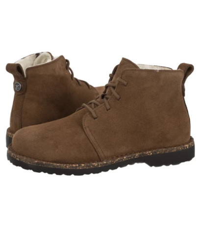 Birkenstock Uppsala Mid Shearling Dark Tea 1028148 (BK332-a) shoes