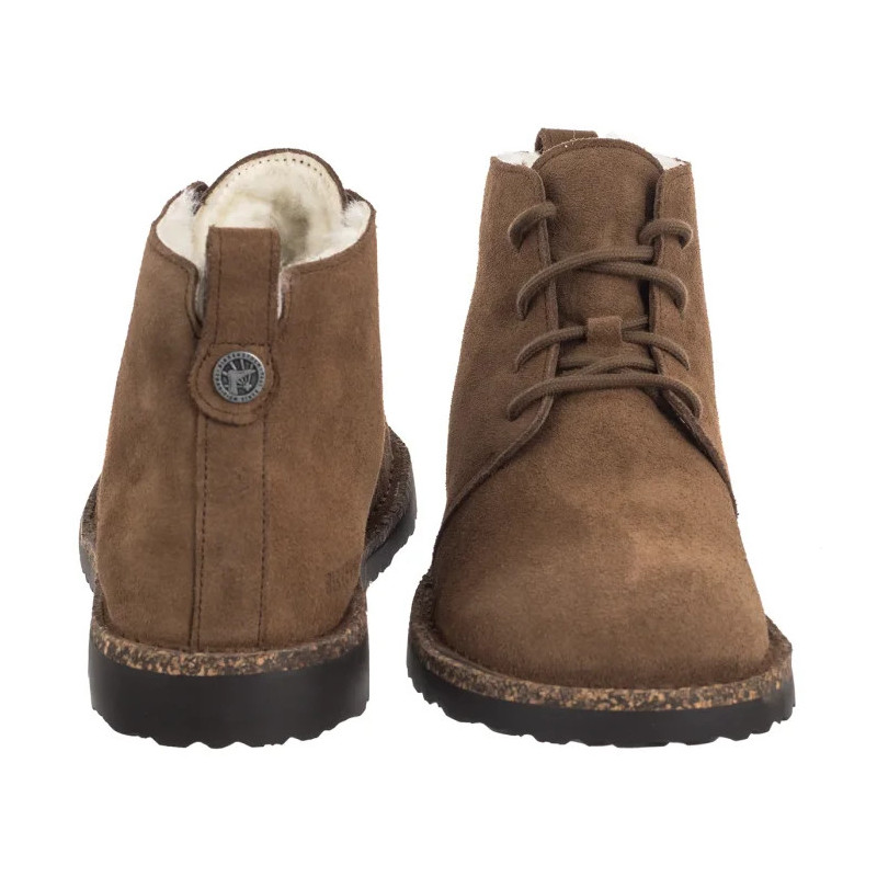 Birkenstock Uppsala Mid Shearling Dark Tea 1028148 (BK332-a) shoes