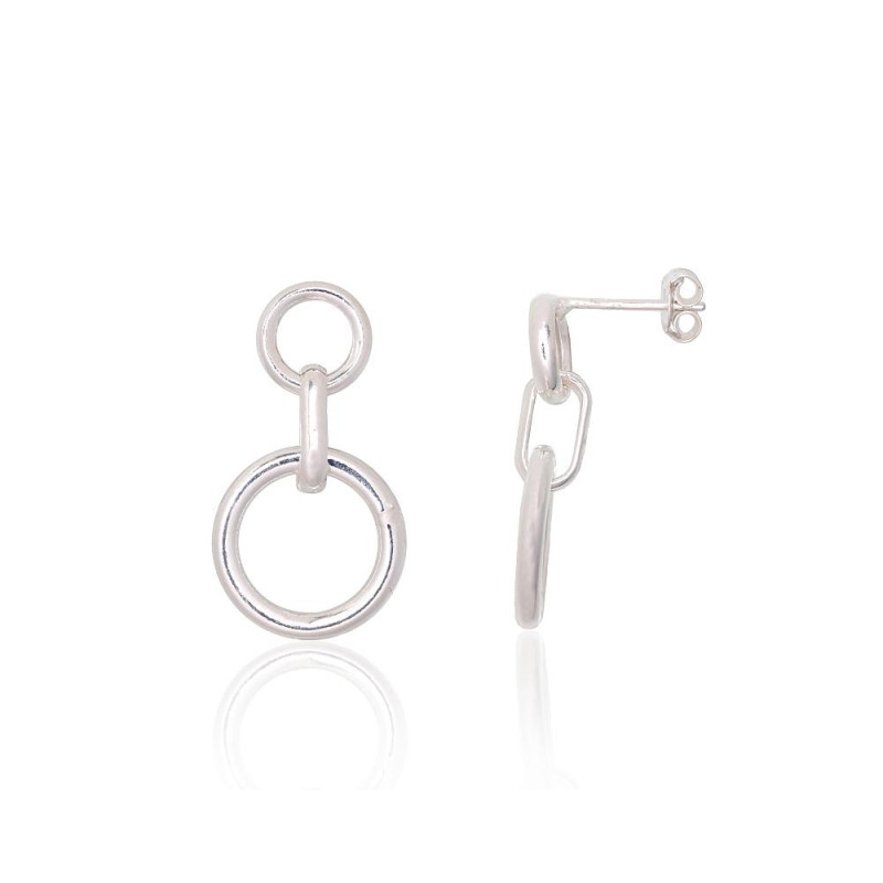 Silver stud earrings 2204278, Silver 925°