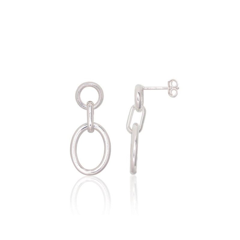 Silver stud earrings 2204279, Silver 925°