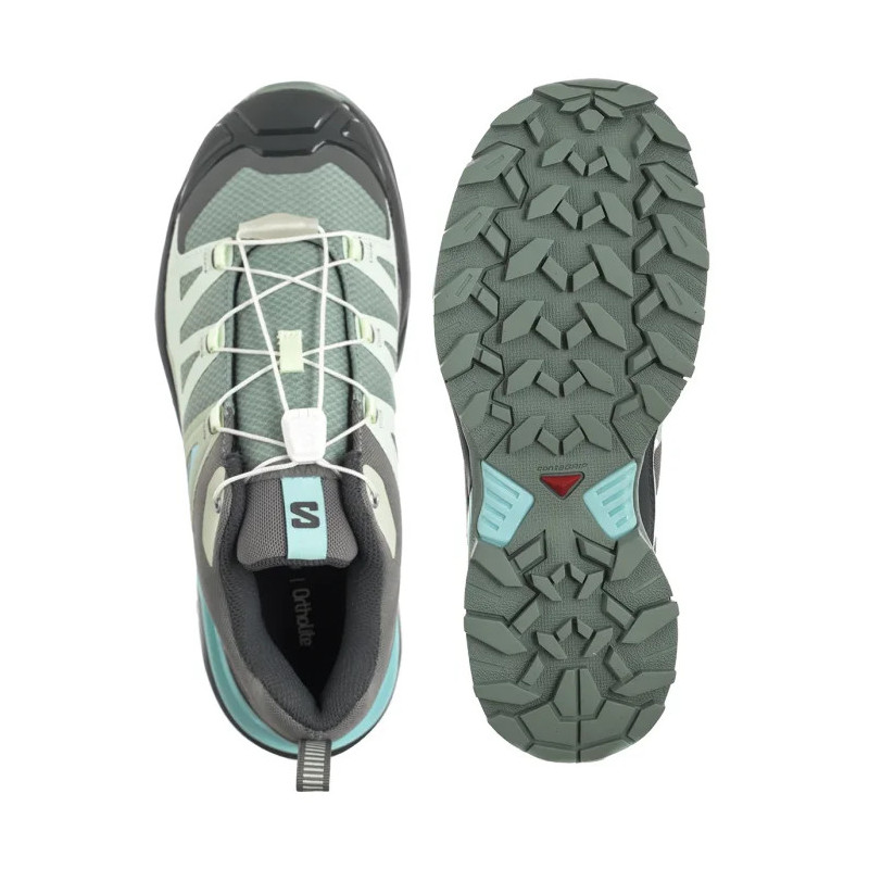 Salomon X Ultra 360 W Green Milieu/Urban Chic/Clearly Aqua 477395 (SO3-b) shoes