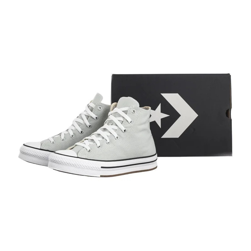 Converse CTAS Eva Lift Hi Rainwashed Grey/White A13122C (CO660-d) shoes