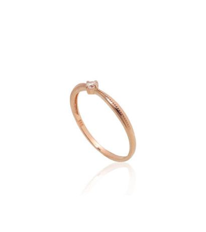 Gold ring 1101177(Au-R)_CZ, Red Gold 585°, Zirkons