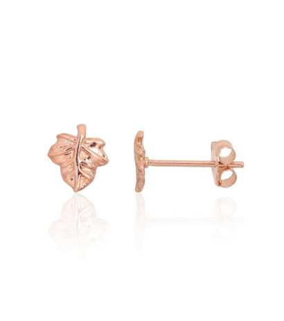 Gold classic studs earrings 1201679(Au-R), Red Gold 585°