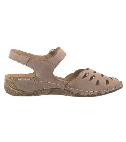 Helios Beżowe 4011 02 (HE24-a) sandals