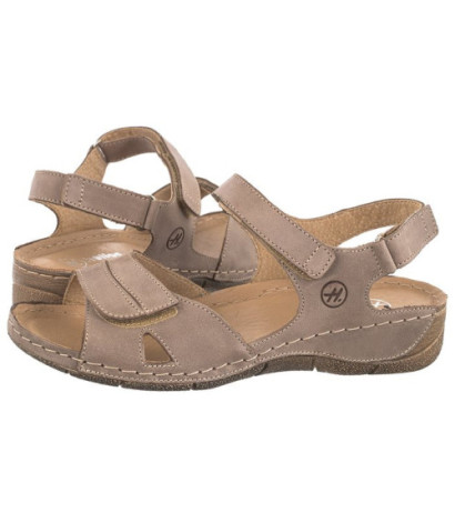Helios Beż 3 106 02 (HE25-a) sandals